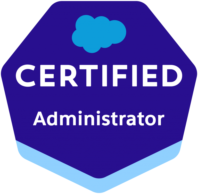 Salesforce Certified Administrator badge