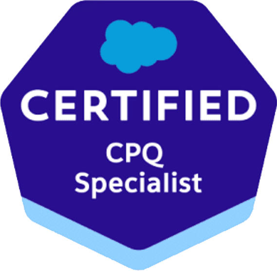 Salesforce Certified CPQ specialist badge