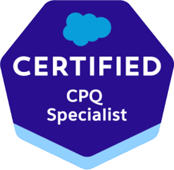 Salesforce Certified CPQ Specialist badge