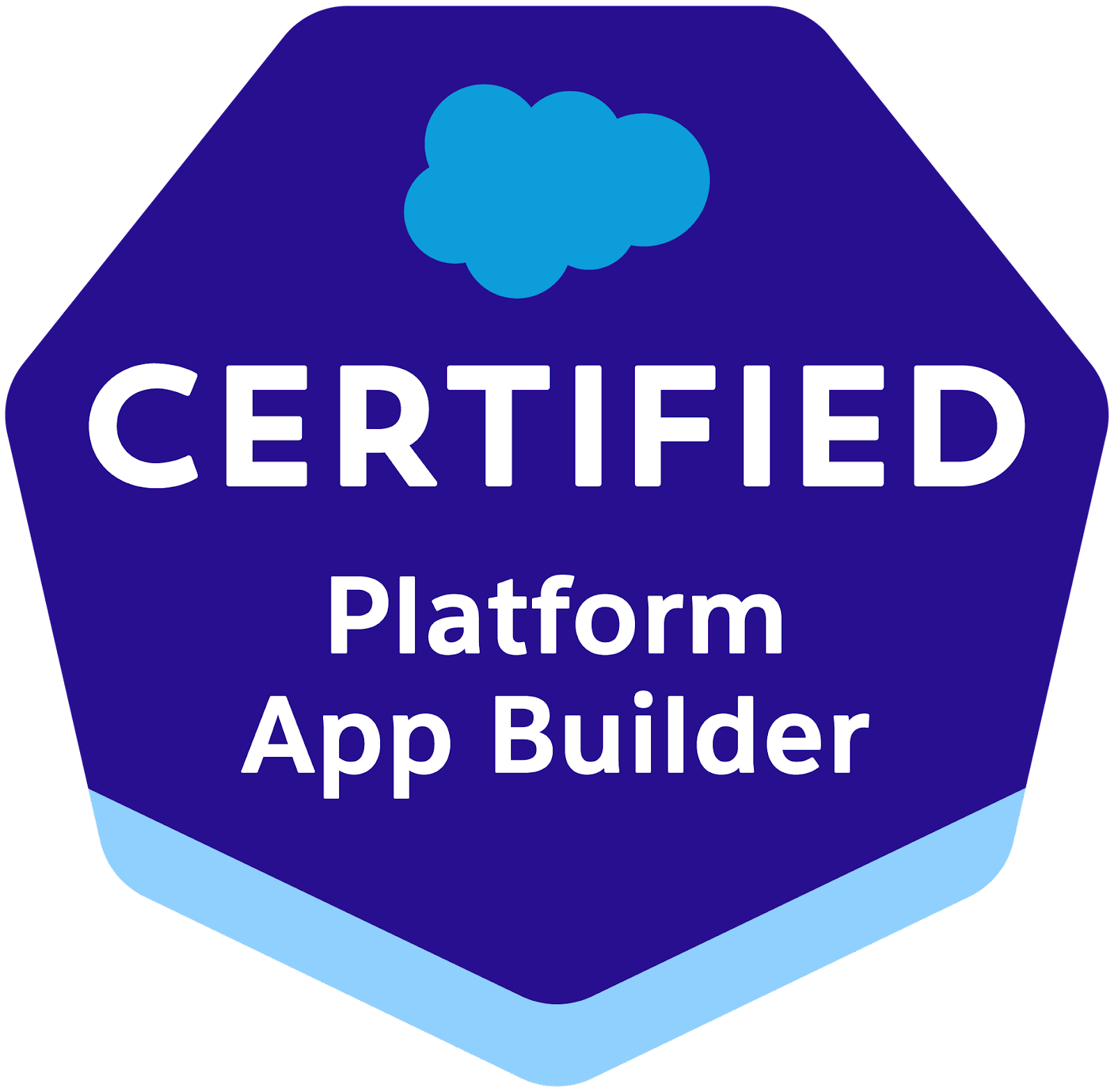 Salesforce Certified Platform App Builder badge