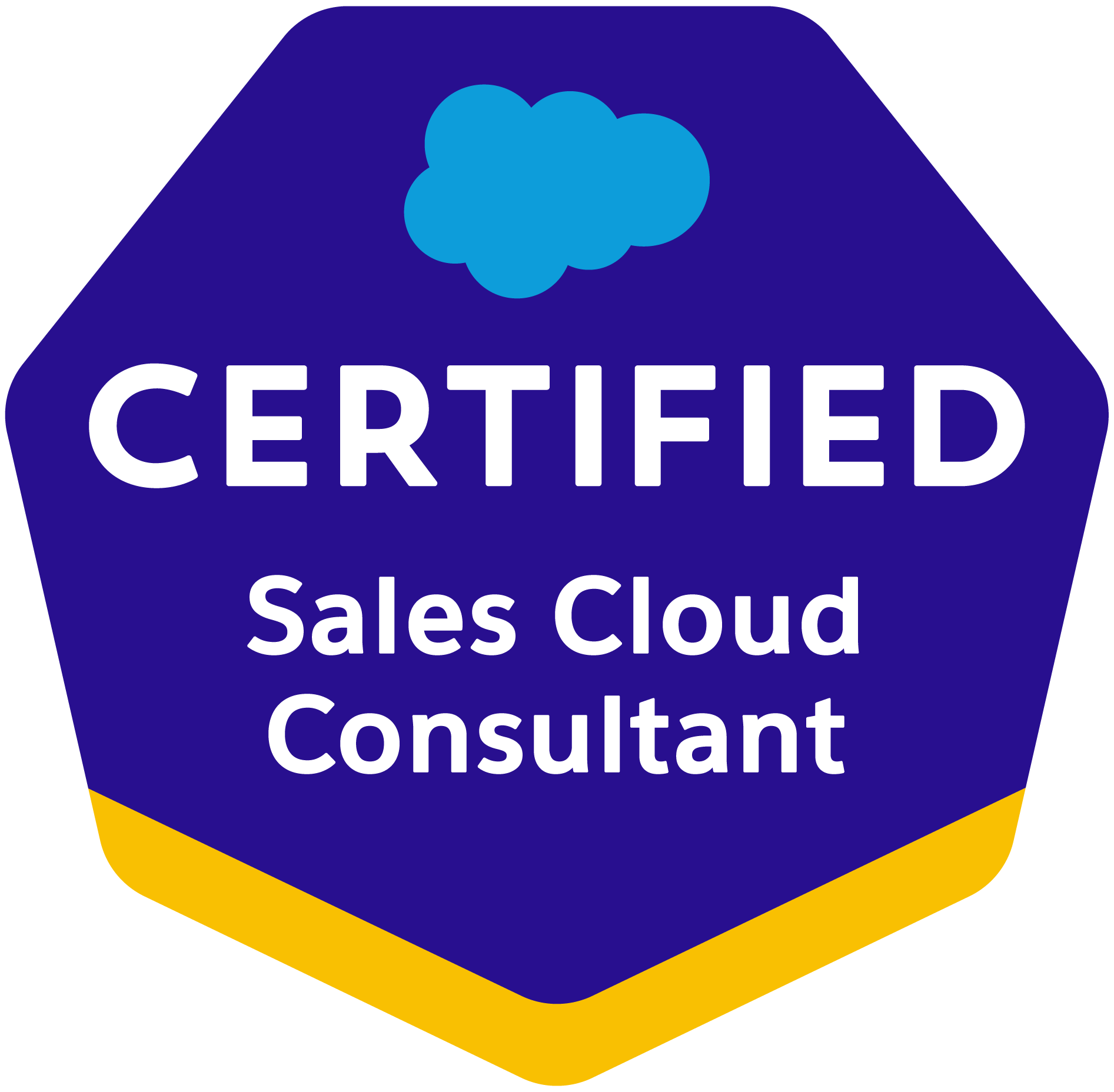 Salesforce Certified Sales Cloud Consultant badge